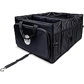 Chemical Guys, Large Space Collapsible Detailing Trunk Organizer &amp; Caddy | Roomy collapsible organizer carries detailing bottles, tools and towels, folds flat for easy trunk storage