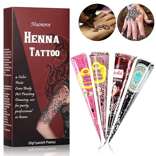 Henna Tattoo Farbe Temporäre Tattoo Natürliche, Henna Creme Körperbemalung Tattoo Creme