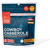 GOOD TO-GO Cowboy Casserole | Camping &amp; Backpacking Food | Just Add Water Backpacking Meals | Good To-Go Dehydrated Meals Taste Better Than Freeze Dried Food
