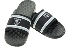 FOCO NFL Team Printed Slide Sandals – Officially Licensed Football Fan Footwear for Comfort & Style