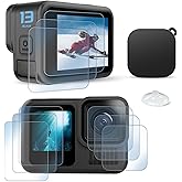 FitStill [10Pcs] LCD Screen Protector Appliable for Go Pro Hero 13 Black,Tempered Glass Screen Cover Only for Hero 13 Black A