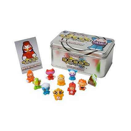 GoGos Crazy Bones - Exclusive Limited Edition Silver Collectors Tin #3 Shown In The Picture