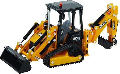 Britains JCB Farm Tomy Toys 1:32 Backhoe Loader Die Cast Tractor
