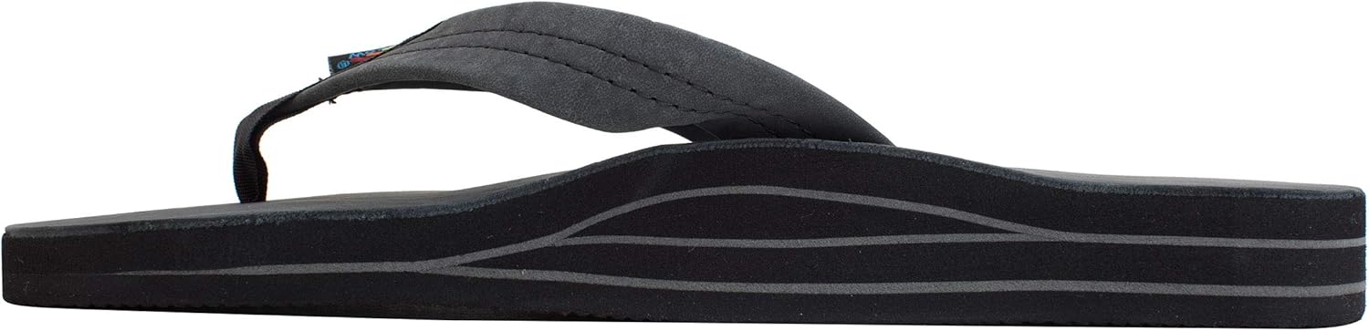 Rainbow Sandals Men's Premier Leather Double Layer with Arch Wide Strap: Shoes