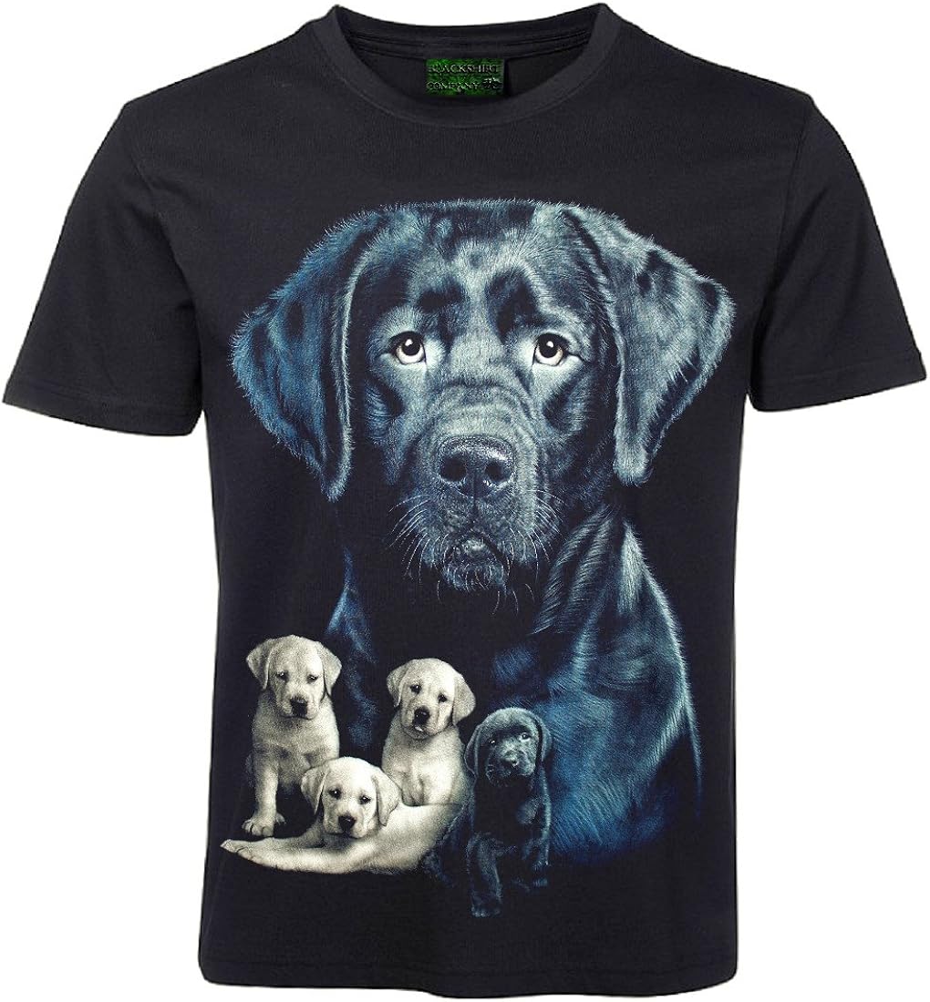 Tiermotiv TShirt Labrador Retriever Schwarz Amazon.de Bekleidung