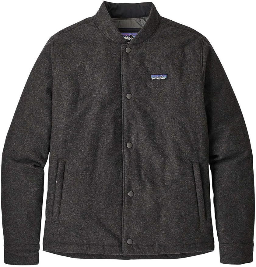 PATAGONIA Men's Recycled Wool Bomber Jacket: Amazon.co.uk: Clothing