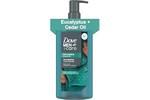 DOVE MEN + CARE Body Wash Eucalyptus & Cedar Oil Plant-Based Moisturizing Body Wash for Men, 26oz