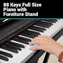 AODSK Digital Piano 88 Key Semi-Weighted Keyboard
