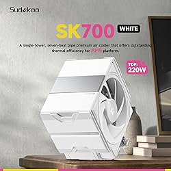 Sudokoo Sudokoo SK700 White AM5 CPU Cooler, AM5