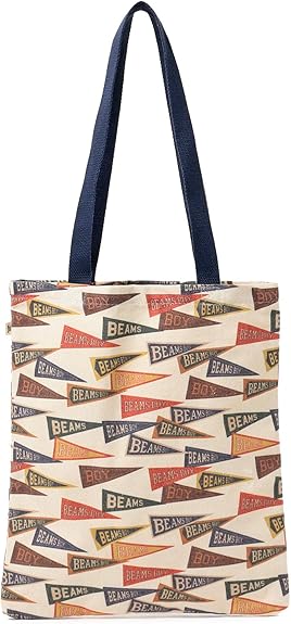 Amazon Co Jp ビームスボーイ Beams Boy バッグ ペナント トートバッグ レディース ペナント柄 One Size シューズ バッグ