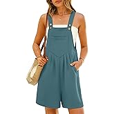ANRABESS Women Summer Short Overalls Loose Fit Romper Casual One Piece Jumpsuits jumper Spring Outfits