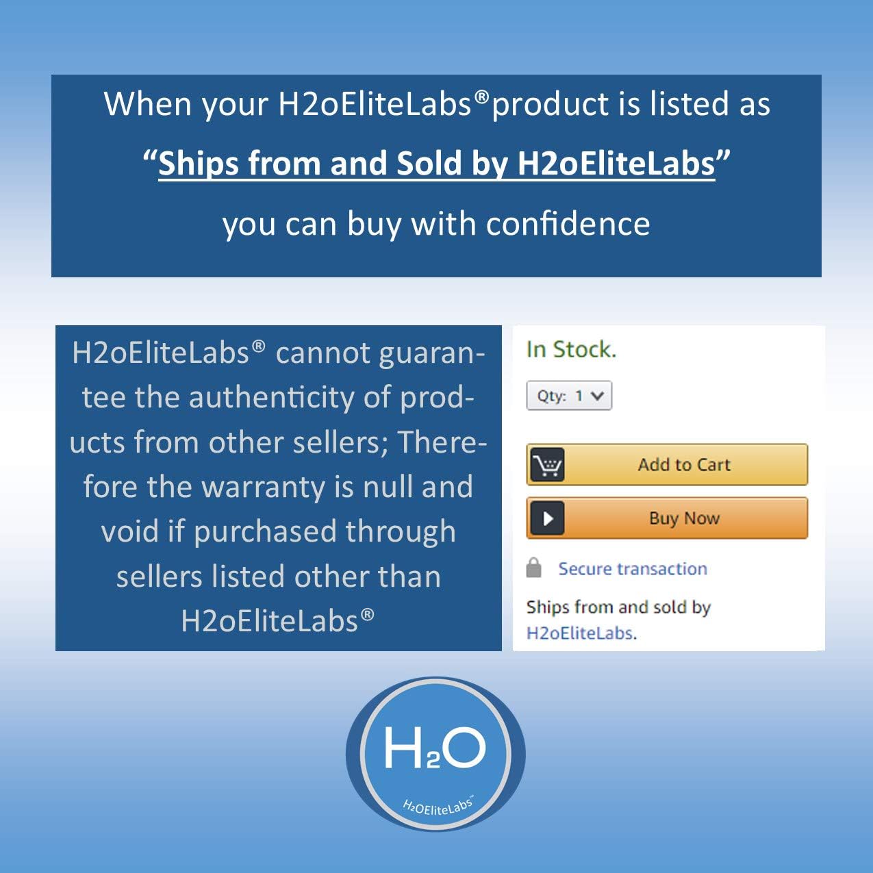 H2oEliteLabs EWC-Max i 0-35 GPG Electronic Water Conditioner, Softener Alternative Whole House Descaler Protects Against Lime Scale Buildup, Indoor Use Only - - 