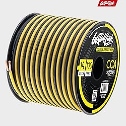 Install Link 14 AWG Gauge Speaker Wire Cable