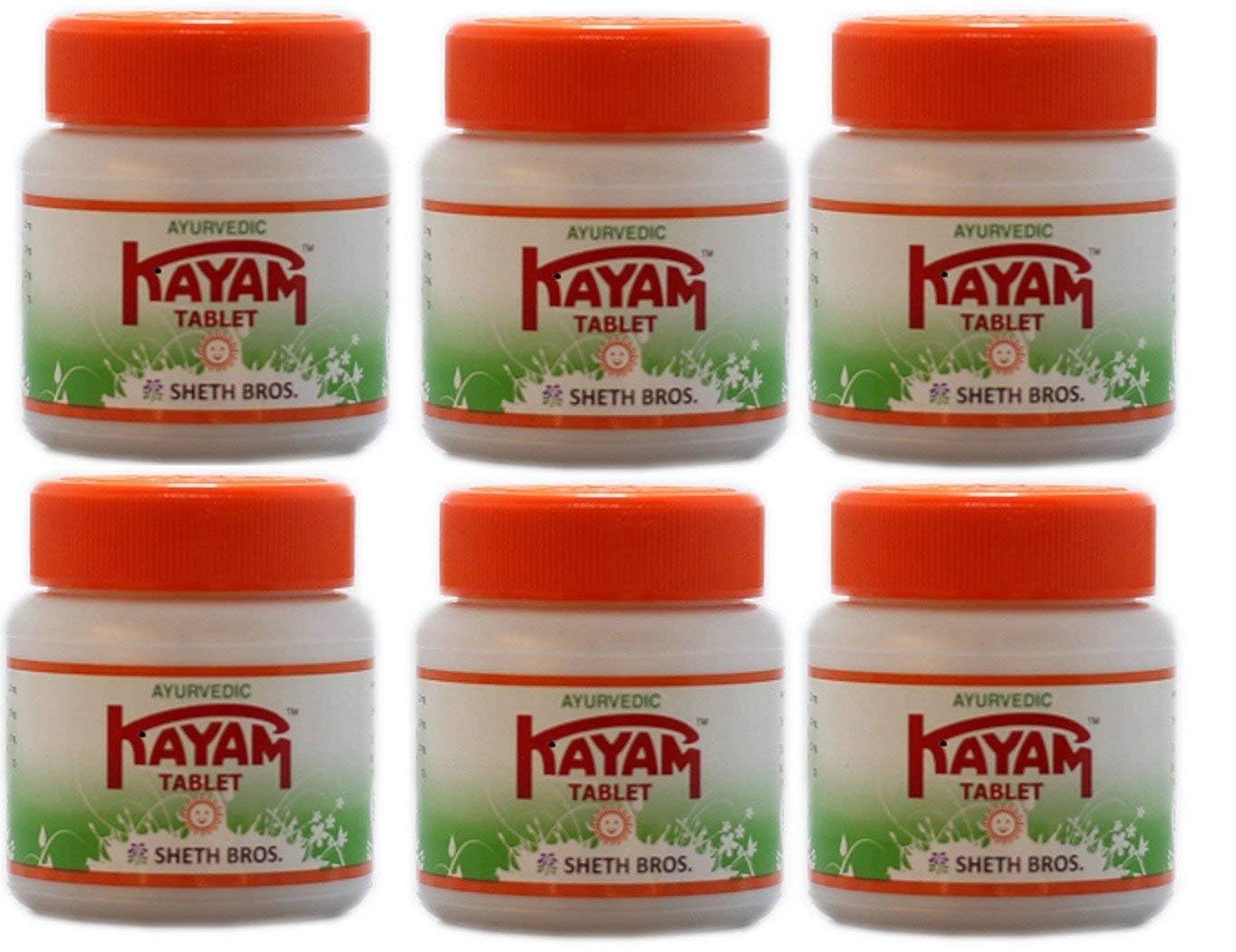 Ayurvedic Kayam 30 Tablets x 6 Packs