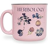 Harry Potter Herbology Ceramic Camper Mug | Wizarding World Casual Drinkware For Coffee, Tea | Holds 20 Ounces
