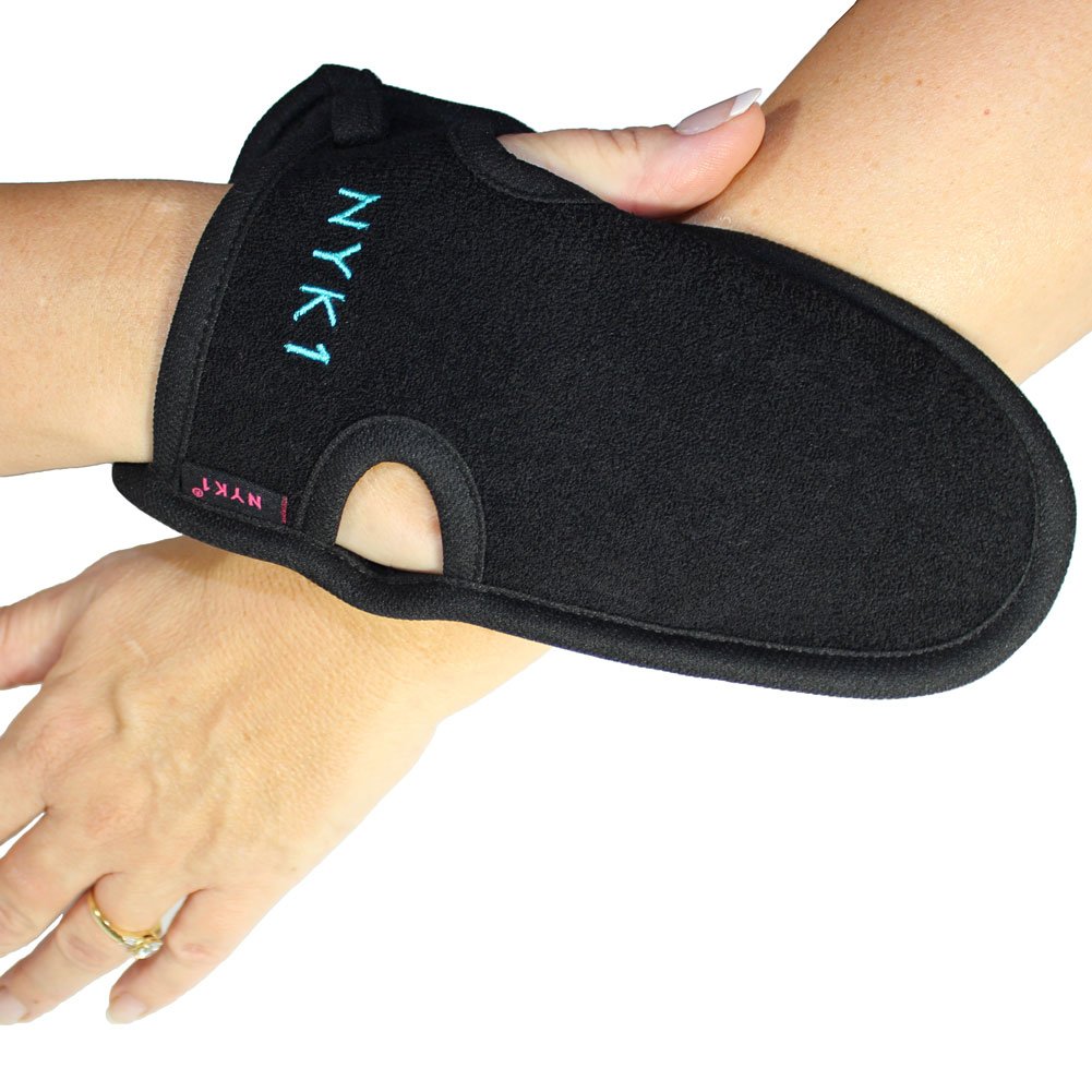 Exfoliating Body Scrub Exfoliator Glove Eraser Mitt Loofah Dry Dead Flakey Skin Tan Remover