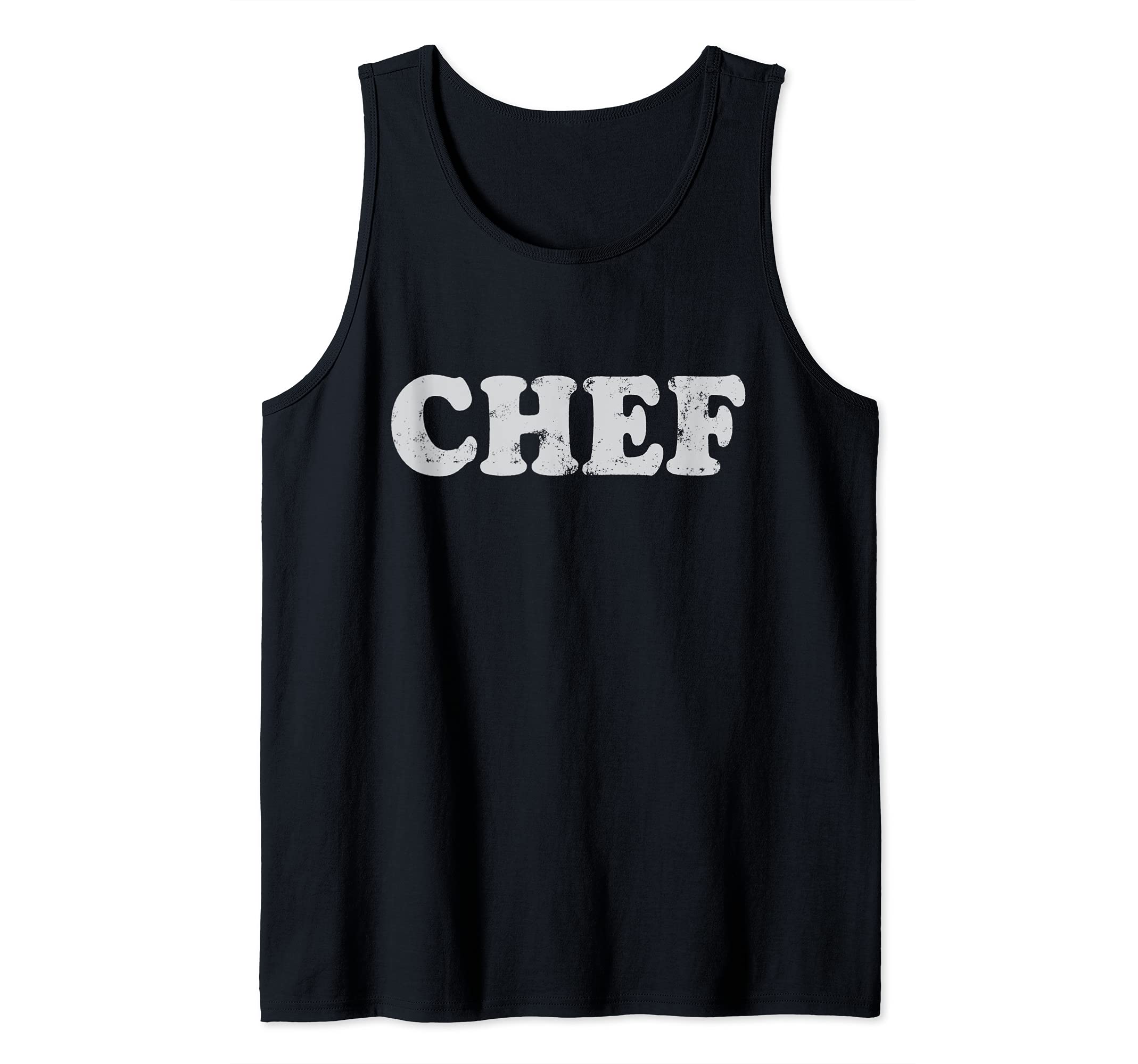 Chef Cook Funny Men Women Kitchen Cooking Culinary Vintage Tank Top