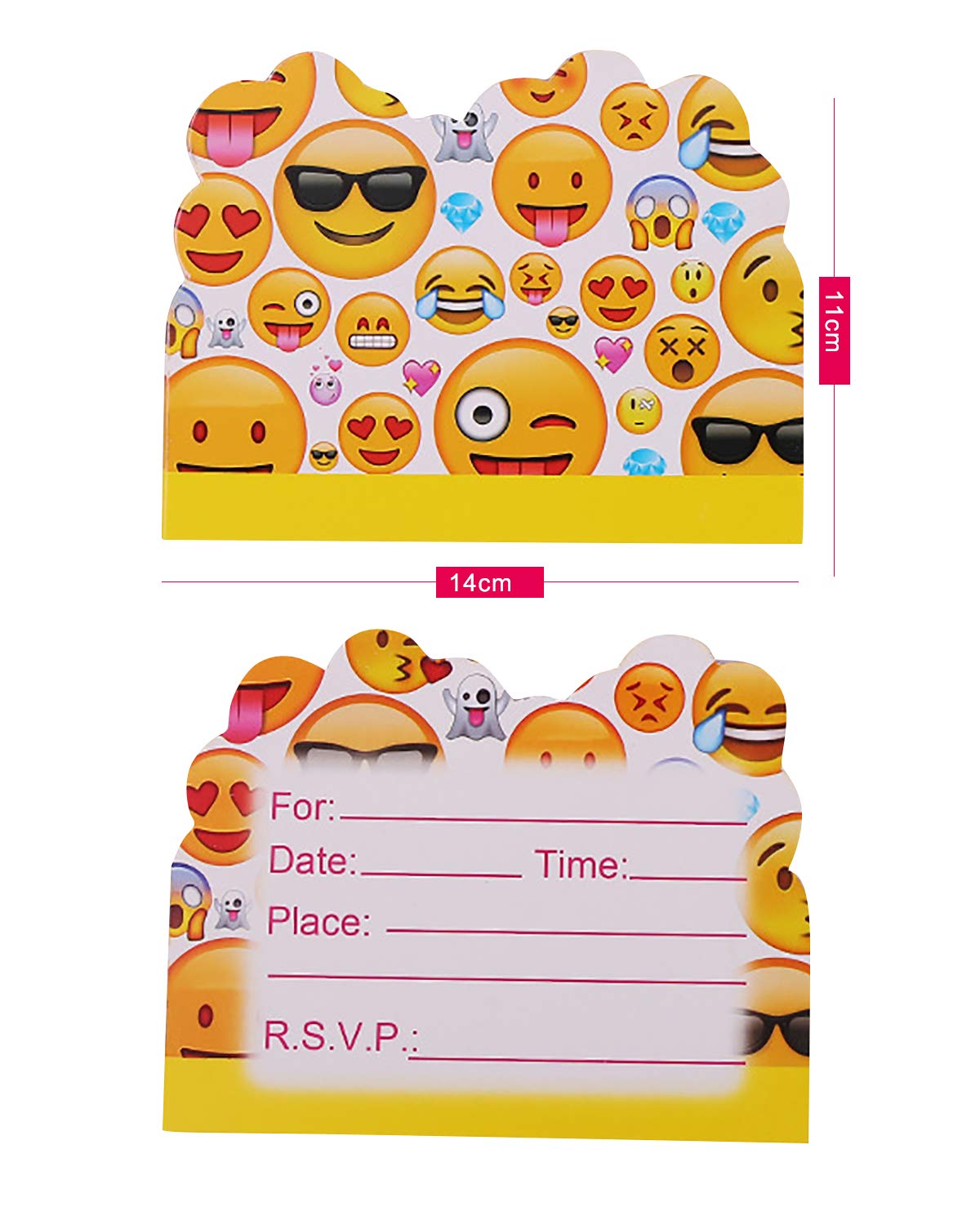 11 14 Cm Qemsele Inviti Compleanno Bambini 30 Inglese Inviti Battesimo Con Buste Biglietti Cartoline Per Bambini 4 3 5 5 Pollici Peppa Pig Ragazze Festa Di Compleanno E Baby Shower Inviti Hobby Creativi