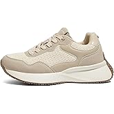 LUCKY STEP Women's Fashion Platform Sneakers Comfortable Breathable Running Walking Shoes Anti-Slip Casual Tennis Skate