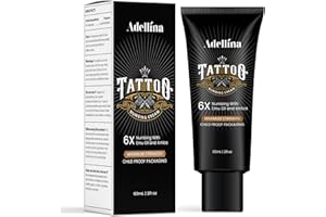Tattoo Numbing Cream, Maximum Strength Numbing Cream for Tattoos, Waxing & Piercing for Men and Women, Long Lasting Tattoo Cr