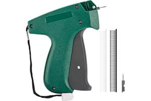 WILFOX Needle Gun for Clothes, for Clothing, Quick Clothing Fixer, Sewing Quilting Hemming Quick Tag Gun with 1 Needle, 1500 Black & 1500 White 4.4mm Fasteners