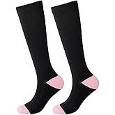 JIAXCOMFOR Compression Socks Men and Women for Running