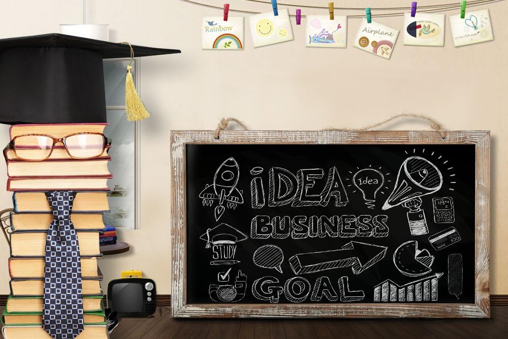 CALIFORNIA CADE ELECTRONIC Chalkboard - Chalkboard Sign-Vintage Framed Kitchen Chalkboard-Decorative Chalk Board for Rustic Wedding Signs, Kitchen Pantry & Wall Decor (3, 10.517.5 in): Home & Kitchen