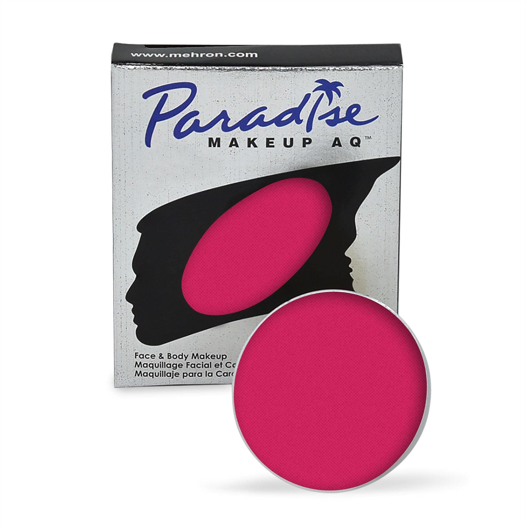 Mehron Makeup Paradise Makeup Aq Refill Size Stage & Screen Performance, Face & Body Painting, Beauty, Cosplay, And Halloween Water Activated Face Paint, Body Paint .25 Oz 7 Ml Dark Pink