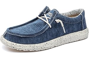 Men’s Slip-on Canvas Loafers Casual Boat Shoes