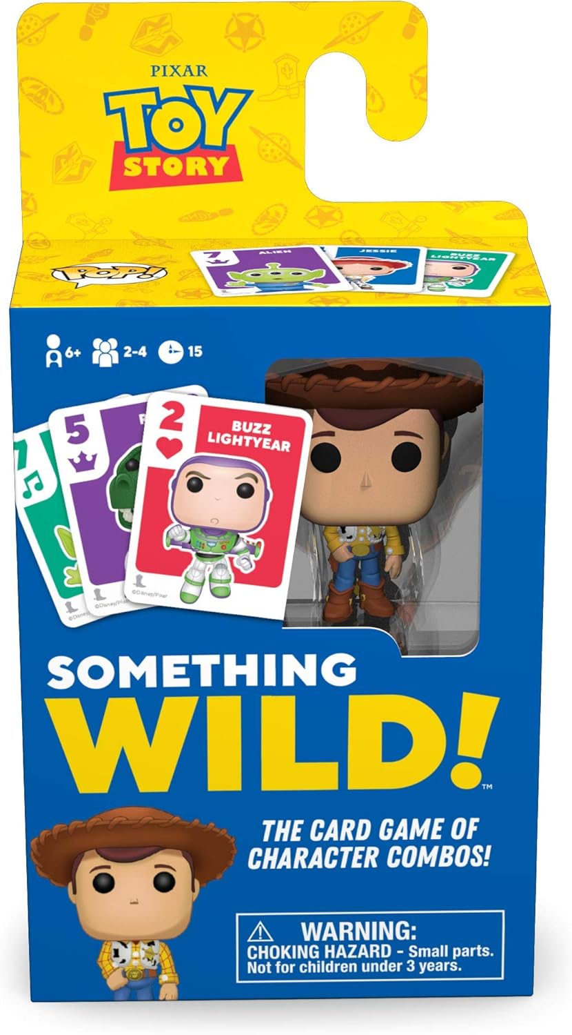 Amazon Com Funko Something Wild Disney Toy Story Woody Card Game Christmas Stocking Stuffer Toys Games