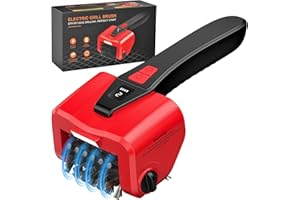 Grill Brush-Electric-Grill-Cleaner-for-Outdoor-BBQ-Rotary-Grill-Brush-with Dual-Speed Motor,No Bristle Shedding Cordless Barb