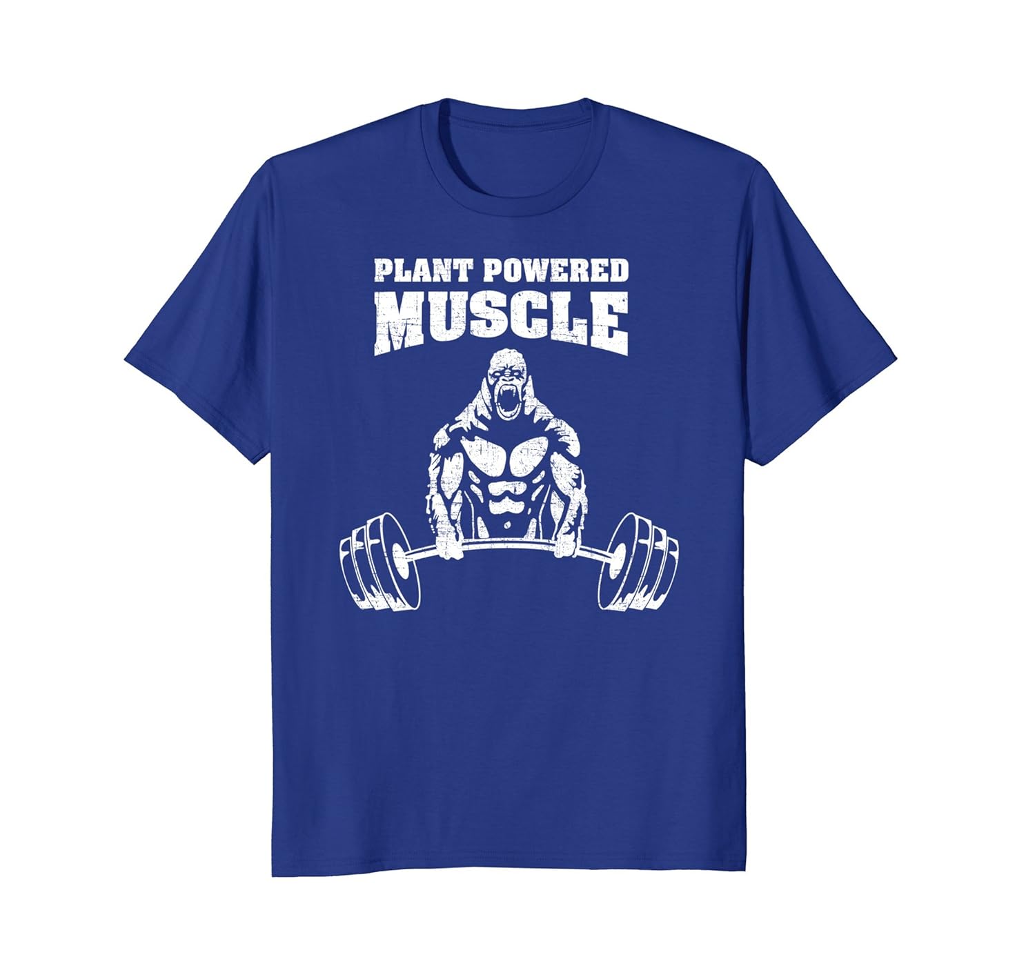 Plant Powered Muscle Vegan Power Bodybuilding T-Shirt-anz