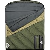 AGEMORE Sleeping Bag for Adults, Single and Double Size, Lightweight Waterproof XXL Sleeping Bag for Adults Kids Couples Camping Hiking Backpacking Or Traveling, Warm & Cold Weather