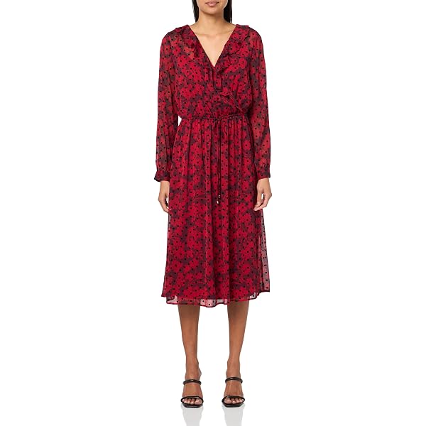 women's london times empire waist fit & flare midi dress London Times Women's Smocked Empire Waist Fit and Flare Dress at Amazon Women's Clothing store