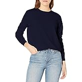 QUALFORT Women's Sweaters Long Sleeve Soft Lightweight Basic Knitted Pullover Sweater