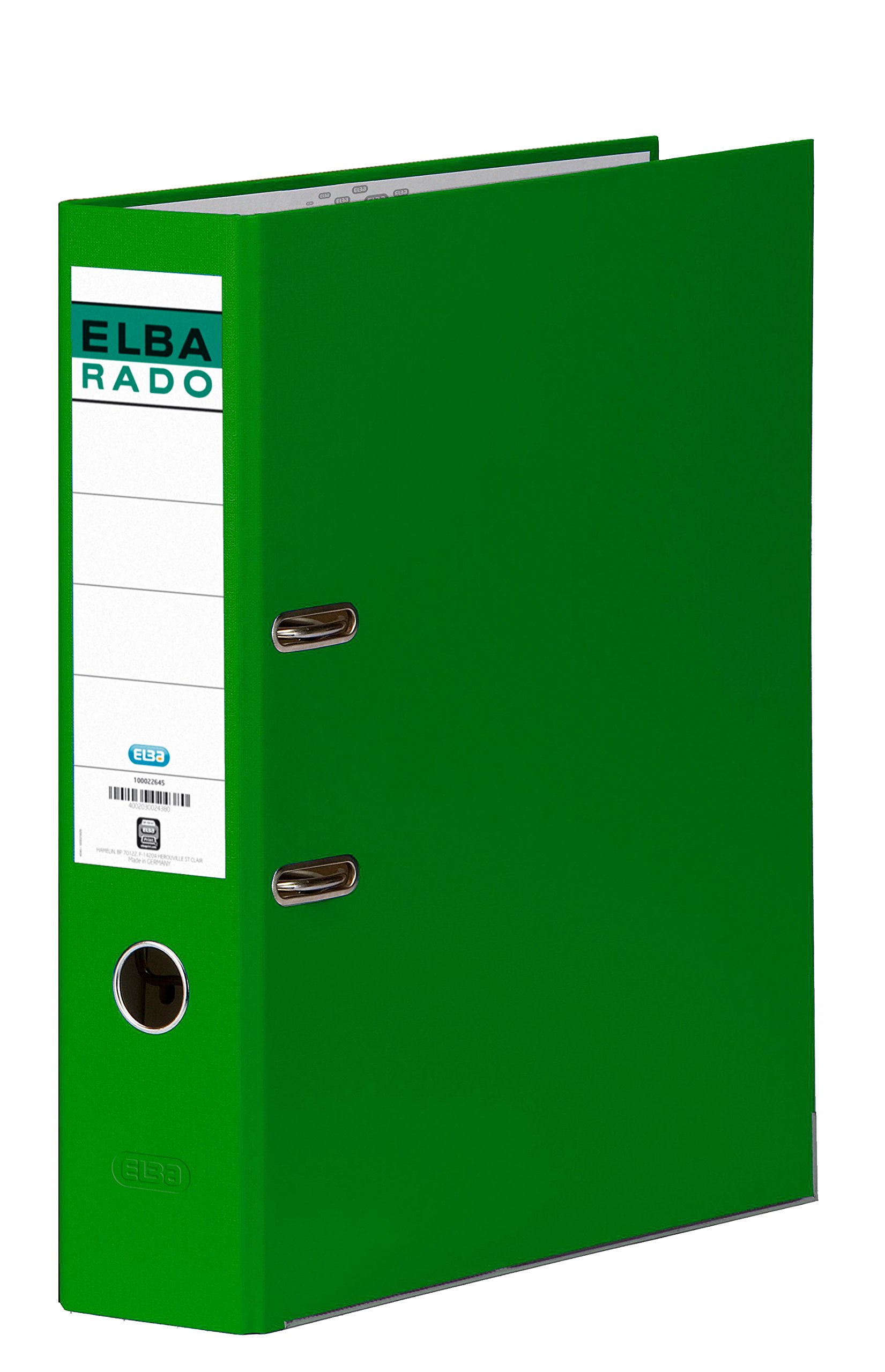 Elba 777543 - Green Rings Folder A4 Size, 80mm