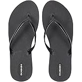 OKABASHI Women's Shoreline Flip Flop | Sculpted Footbeed for All-Day Comfort | Slip-Resistant & Waterproof | Sustainably Made in the USA