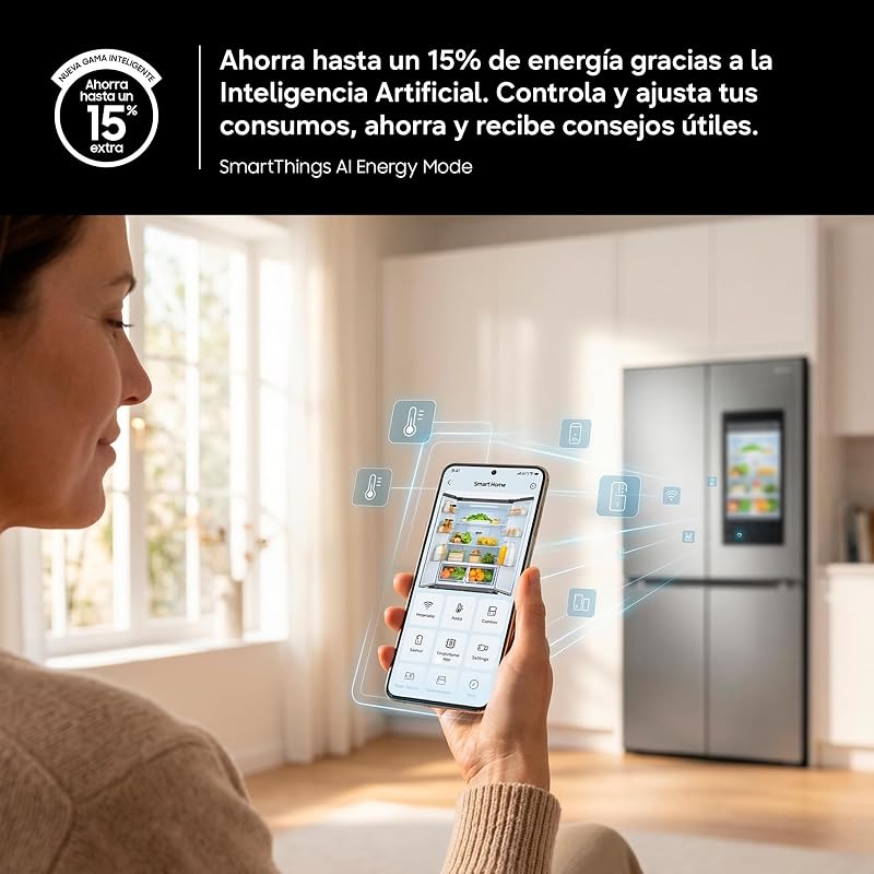 Frigorífico Porta Francesa Sem Gelo 178cm 495L SpaceMax RF50C530ES9/EF