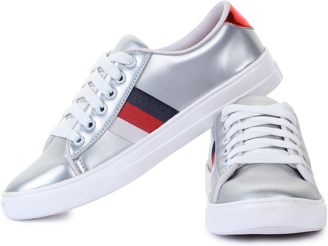 DIOS Women Sneaker Shoes Color- Silver (Article-4)