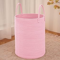 JMvicyroam Large Woven Laundry Basket Hamper,80L