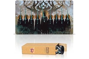 Paramint The Nine Black Riders (Stitched) - MTG Playmat by Anato Finnstark - Compatible with Magic The Gathering Playmat - Original Play Mat Art Designs