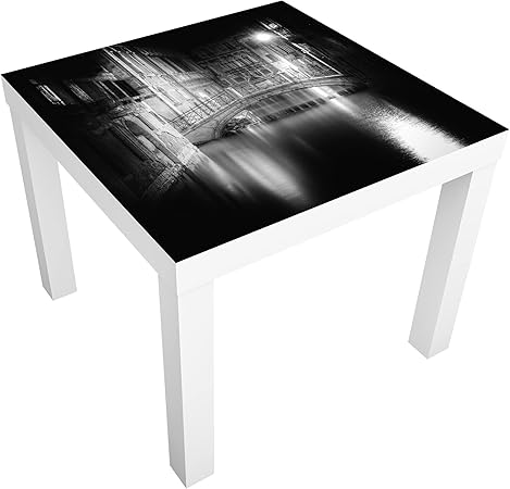 Bilderwelten Table Basse Design Bridge Venice 55x55x45cm Couleur De La Table Table De Blanc Dimension 55 X 55 X 45cm Amazon Fr Cuisine Maison