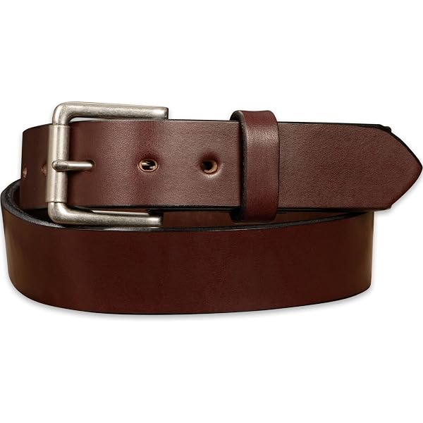 Bullhide Belts Men's Leather Belt - 1.50" Wide, Celtic Embossed, Dress & Casual Belt With Roller Buckle - View #3