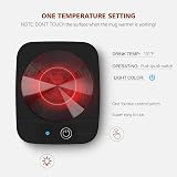 Lesipee Smart Coffee Mug Warmer Electric Cup Warmer Aluminum Panel Desk Office view 3