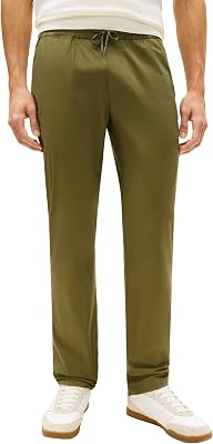 Denton Po Popeline MW0MW42340 pour Homme, Vert, 33W/34L
