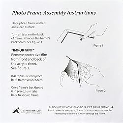 Golden State Art, Aluminum Album Frames Display