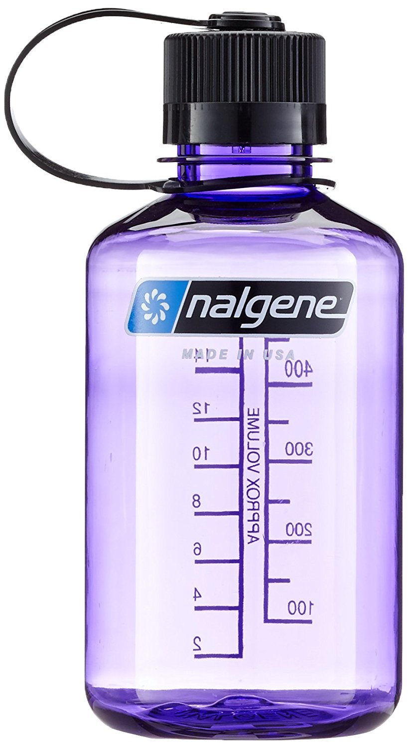 Nalgene Narrow Mouth Tritan Bottle, Purple, 16 oz