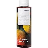 KORRES Renewing Body Cleanser, Guava Mango, Foaming Shower Gel For Women & Men With Hydrating Greek Botanicals, Body Wash For Smooth Skin, Vegetarian & Cruelty Free, Made In Greece, 8.45 Fl Oz