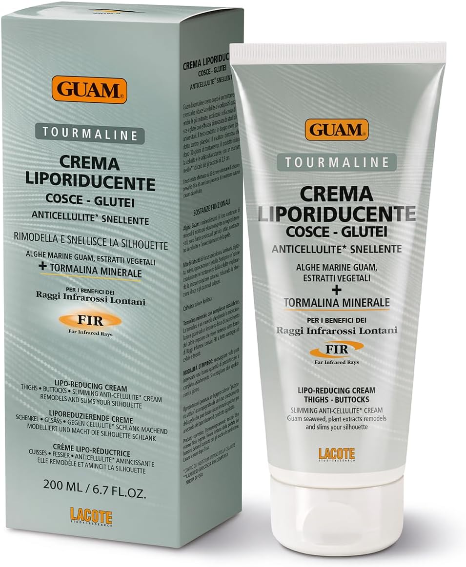 Guam FIR Slimming Cellulite Cream 200ml Tourmaline Caffeine Firming
