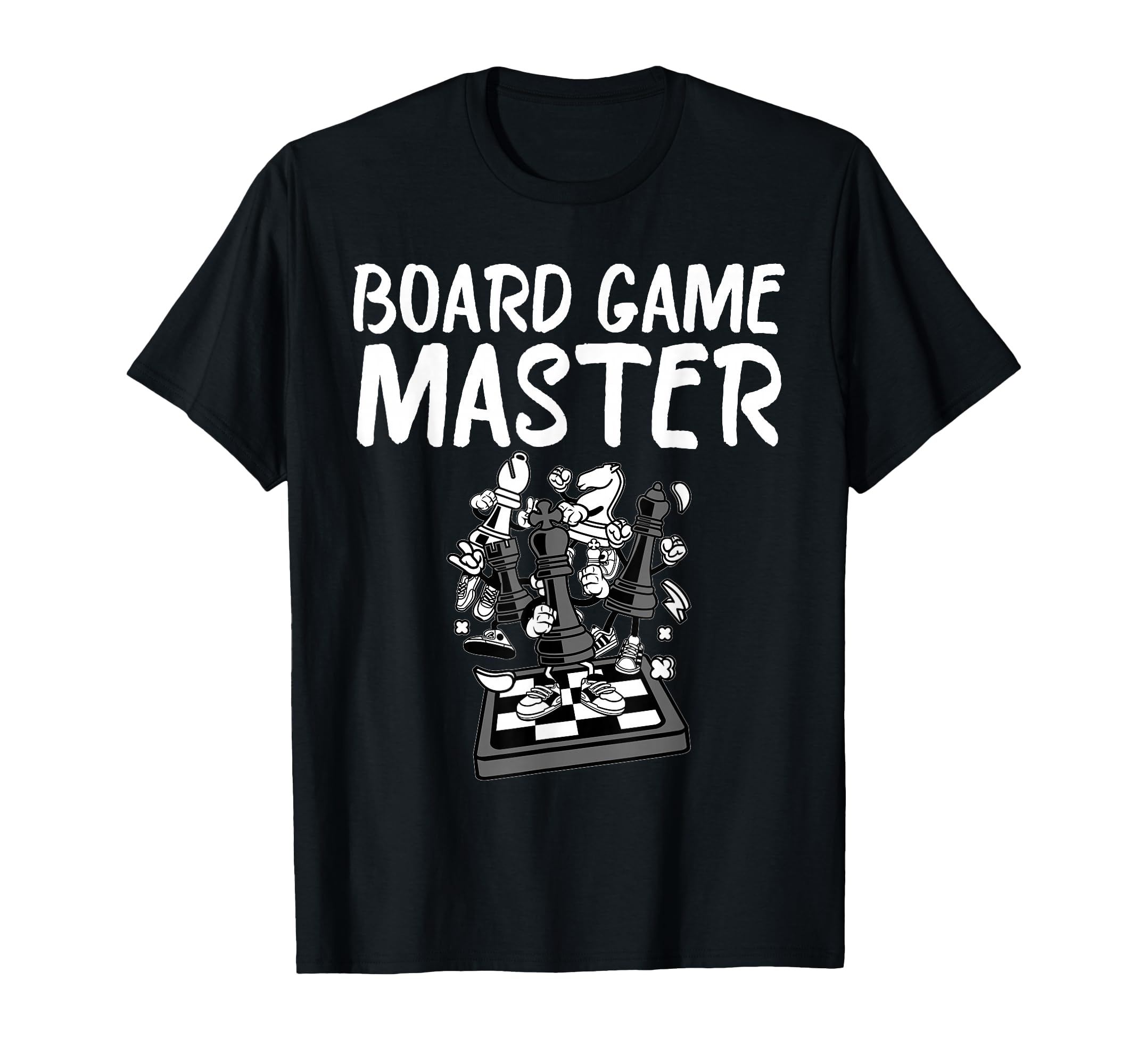 Board Game Master Board Game Addict Chess Player Club T-Shirt